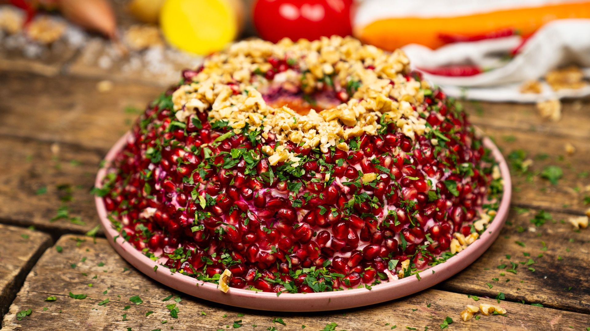 Granatapfel-Huhn-Salat: Ein Genuss für jede Feier