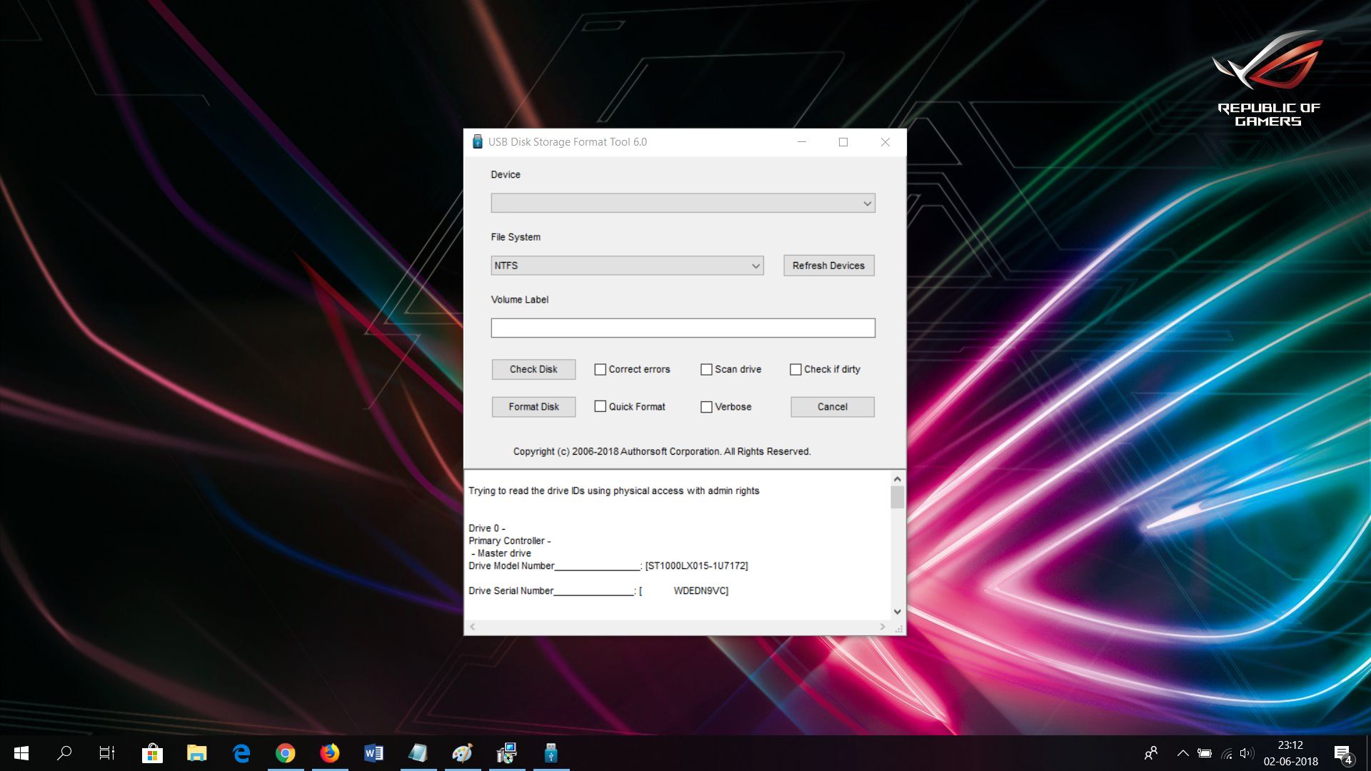 USB Disk Storage Format Tool 6.1 Build 592 dobreprogramy