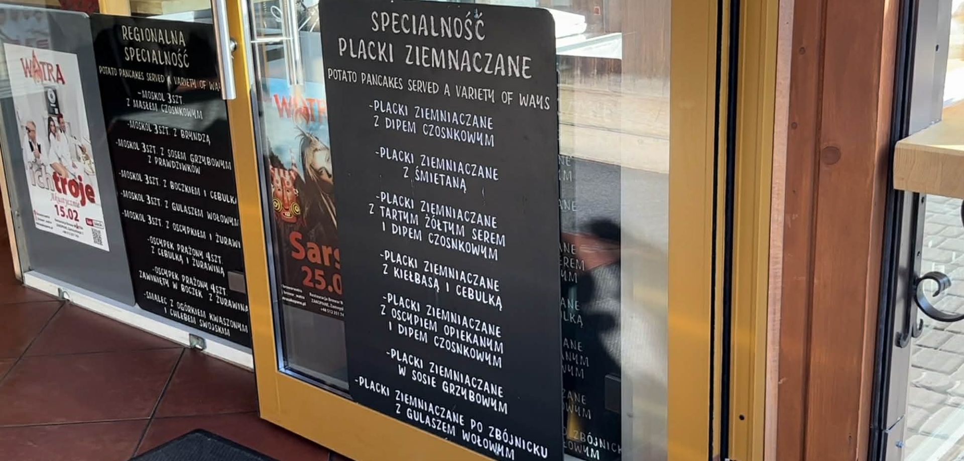 Oferta placków ziemniaczanych
