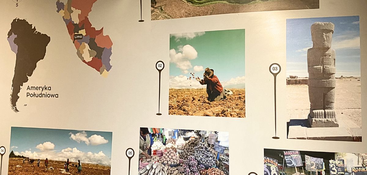 Plansza o Peru w Muzeum Pyry