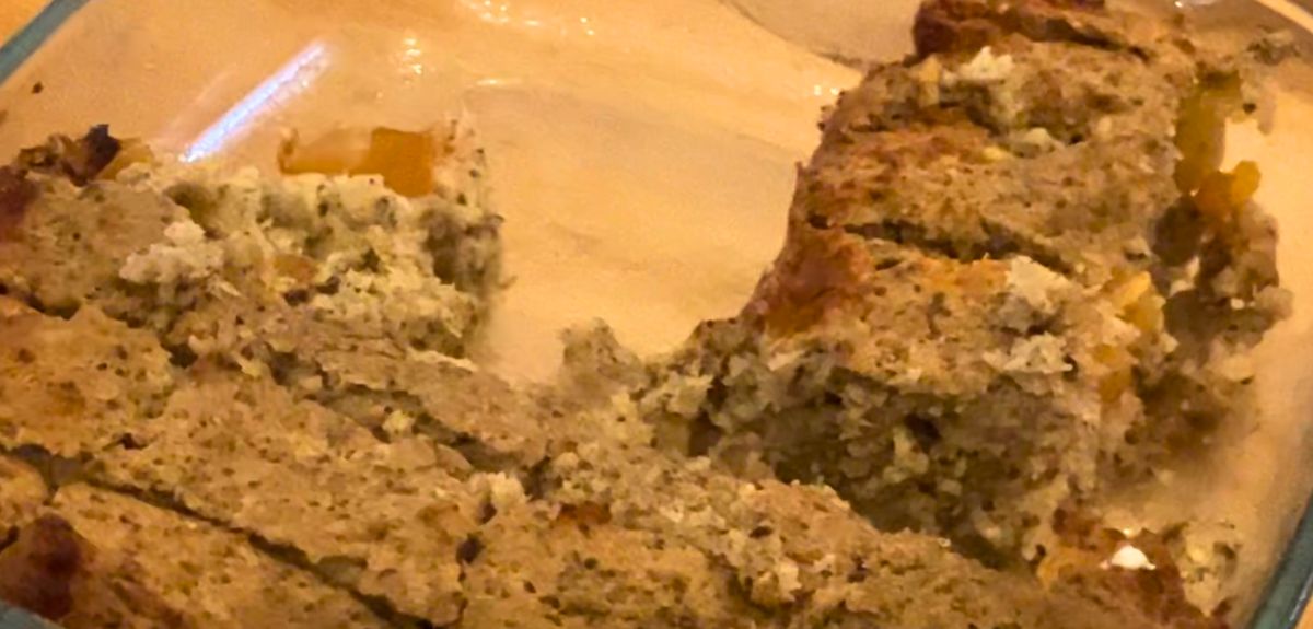 Wielkopolski bambrzok z suszoną karmelizowaną gruszką