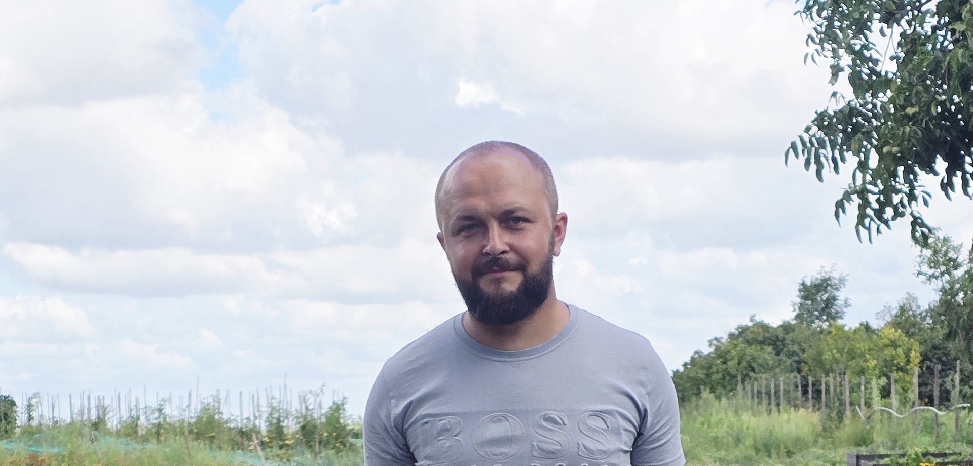 Dariusz przy pracy