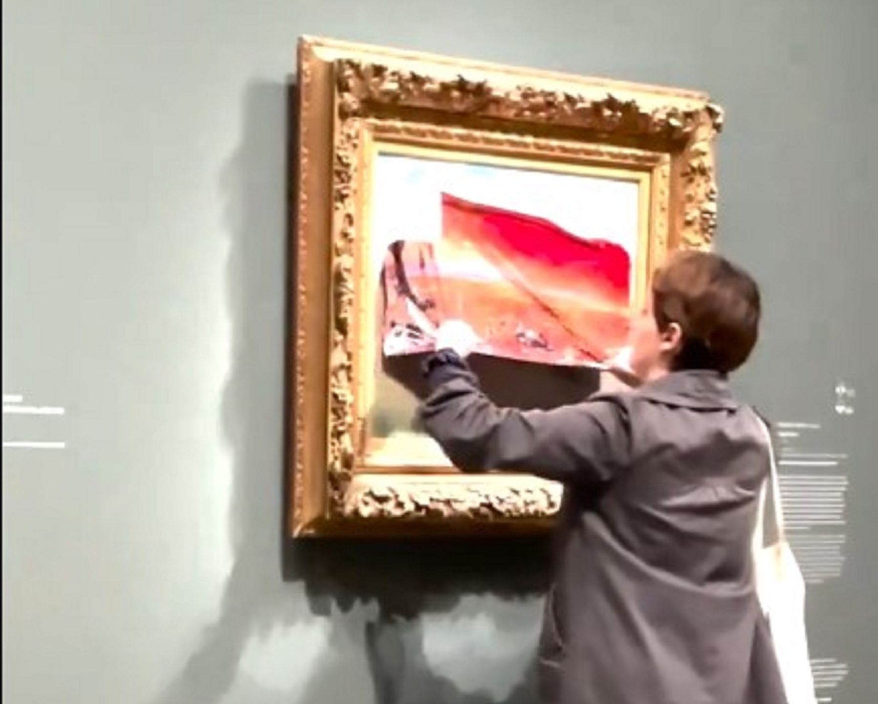 masterpiece targeted by climate activists at Musée d'Orsay
