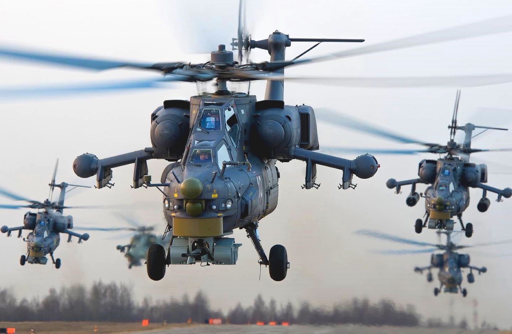 Mi-28N Night Hunter attack helicopter. Marking 41 years of Russia's ...