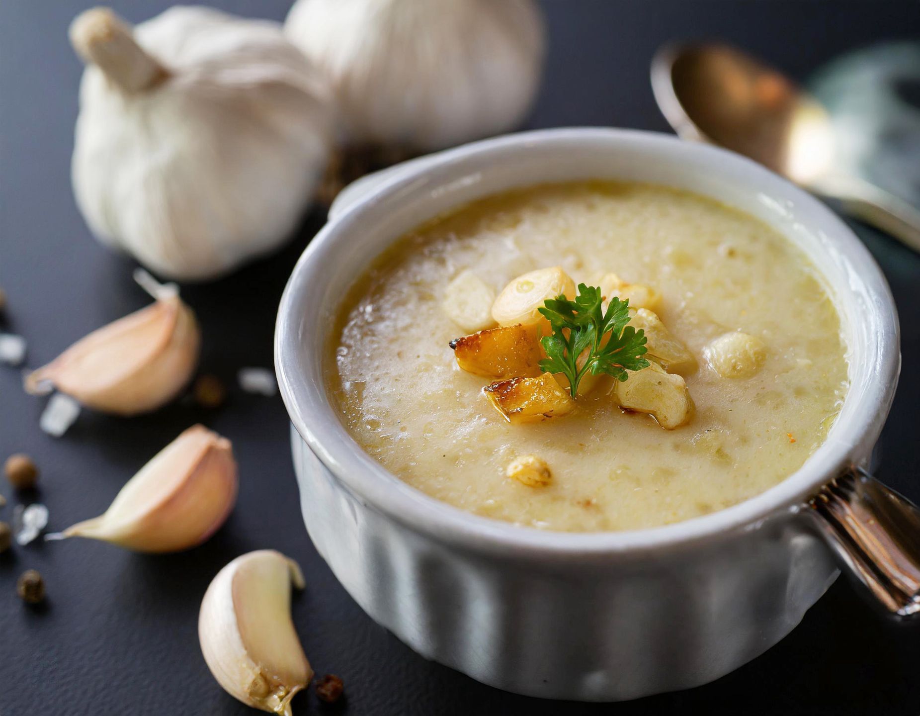Garlic soup The flavorful remedy for cold and flu season