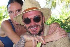 David Beckham z żoną Victorią