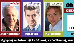 Fokus TV promuje letnią ramówkę. Na billboardach David Attenborough i Radek Kotarski