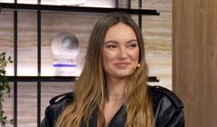 Modelka prowadzącą poranny program Kanału Zero