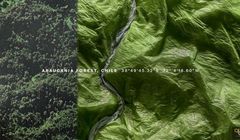 Południowoamerykański krajobraz odtworzony ze śmieci. Kampania Greenpeace