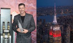 Lewandowski jako pierwszy w historii Polak rozświetlił Empire State Building z okazji Święta Niepodległości