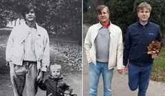 Orłoś, Chylewska i Chajzerowie odtwarzają zdjęcia z dzieciństwa w kampanii SOS Wioski Dziecięce