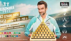 Tomasz Kot w reklamie loterii Blikomania. Do wygrania sztabki złota