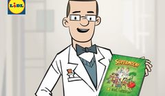 Komiks dla dzieci o piramidzie żywienia w promocji Lidla (wideo)