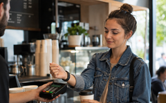 Test RingPay. Wygląda jak zwykła bransoletka, ale można nią płacić