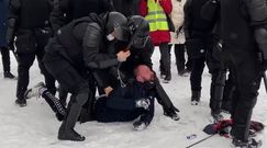 Brutalne starcia z policją w Rosji. Protesty w obronie Nawalnego