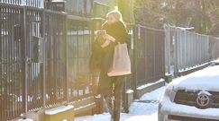 Szulim plotkuje przy herbatce w restauracji Jagodzińskiej