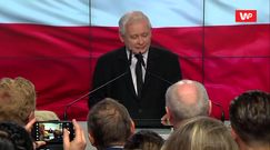 Błyskawiczny komentarz Jarosława Kaczyńskiego do sondażowych wyników wyborów