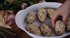 Pieczone nadziewane ziemniaki