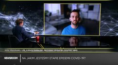 Durajski o kolejne fali COVID-19. "Coraz więcej pacjentow przywozi z wakacji wirusa"