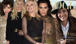 Plejada gwiazd świętowała 100-lecie brytyjskiego „Vogue’a”: Joan Collins, Claudia Schiffer, Kate Moss, Kim Kardashian… [GALERIA FOTO]