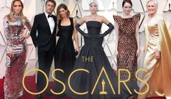 Oscary 2019 pod znakiem spektakularnych kreacji gwiazd: Paweł Pawlikowski i Małgosia Bela, J.Lo, Lady Gaga, Emma Stone [DUŻO ZDJĘĆ]