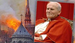 W Notre-Dame były relikwie Jana Pawła II! Czy udało się je ocalić przed pożarem?