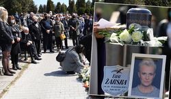 Pogrzeb Ewy Żarskiej. Rodzina i przyjaciele pożegnali dziennikarkę Polsatu