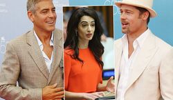 Brad Pitt miesza w związku Amal i George’a Clooneyów. Żona aktora postawiła warunek. Wystawiła ich przyjaźń na próbę
