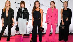 Gwiazdy na pokazie mody: Karolina Pisarek, Natalia Janoszek, Grażyna Wolszczak, Paulina Sykut, Blanka Lipińska