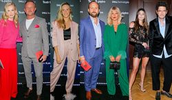 Gwiazdy na premierze spektaklu „Bliżej”: Aleksandra Żebrowska, Cezary Pazura, Julia Pietrucha, Borys Szyc