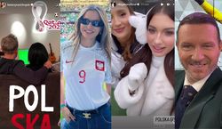 Mundial 2022: Polska-Arabia Saudyjska. Tak kibicują gwiazdy: Kasia Cichopek, Maciej Kurzajewski, Anna Lewandowska, Marina, Viki Gabor, Radosław Majdan