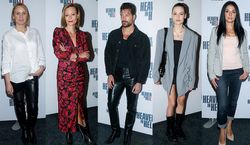 Gwiazdy na konferencji filmu „Heaven in Hell”: Boczarska, Susinna, Sawczuk, Lewandowska