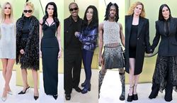 Pokaz Versace: Paris Hilton, Pamela Anderson, Dua Lipa, Cher z młodym partnerem, Demi Moore z ciężarną córką [ZDJĘCIA]