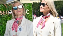 Małgorzata Kożuchowska bryluje na otwarciu toru na Służewcu. Stylizację uzupełniła wartą krocie torebką. Tak się noszą stylowe kobiety
