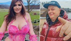 Głęboki dekolt, zdobienia, gorset? Nic bardziej mylnego. Młoda narzeczona Skiby pochwaliła się suknią ślubną