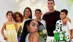 Cristiano Ronaldo i Georgina Rodriguez świętują urodziny bliźniąt. Narzeczona Ronaldo w odważnej stylizacji