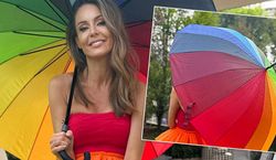 Małgorzata Rozenek na Paradzie Równości zaszalała ze stylizacją. Góra sztos, ale jaka spódnica!