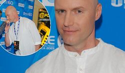 Opole 2023. Krawczyk Junior już gotowy do występu. Ależ on szarmancki! Tylko popatrzcie, jak obcałowuje gwiazdę TVP