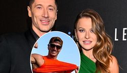Robert Lewandowski podwinął koszulkę i wyeksponował mięśnie. Wygląda jak Adonis, a internauci węszą spisek