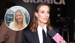 Maja Ostaszewska o Basi Kurdej-Szatan i sytuacji ze strażą graniczną. „Wiem, że jest jej ciężko” [WIDEO]