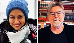 Edward Miszczak i Anna Cieślak w takich samych koszulkach. Jakie mają przesłanie?