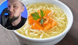 Pokazał, jak zrobić pyszny rosół na kaca. „Tak smaczny, że przyjmie się na pewno”