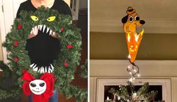 18 zabawnych i pomysłowych dekoracji świątecznych, które skradną Twoje serce