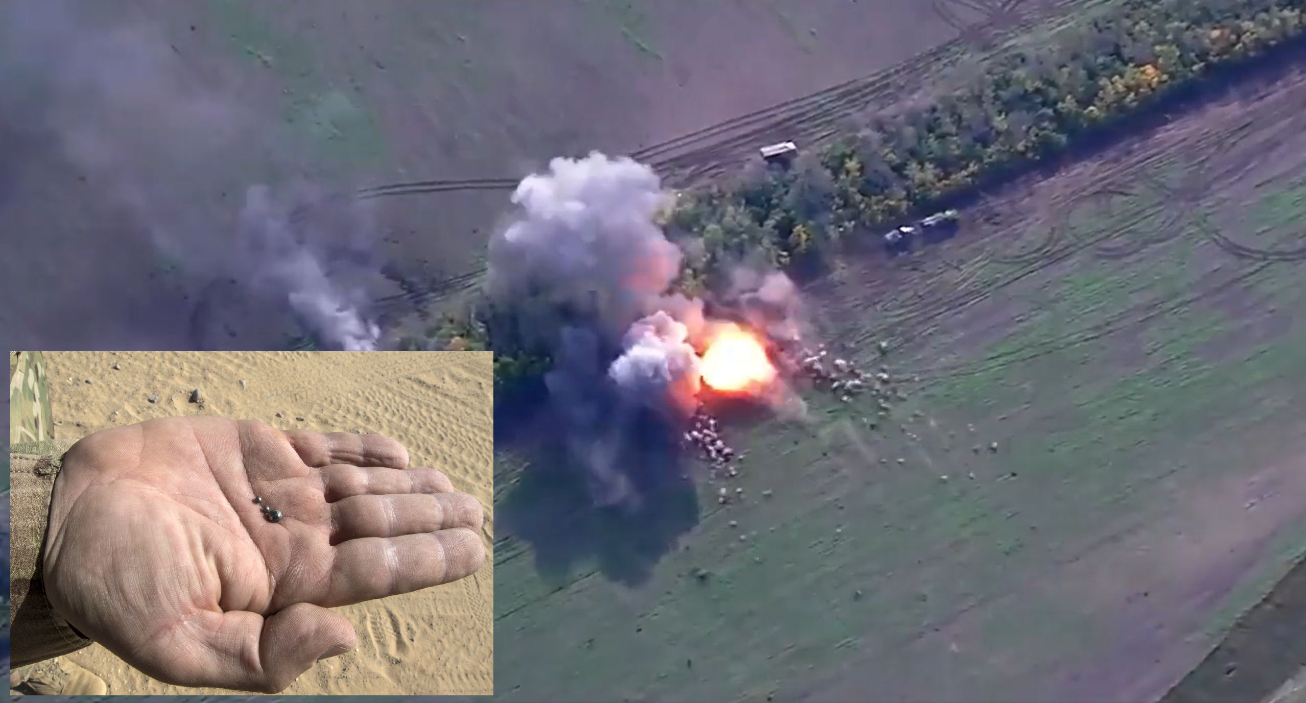 Amerykański deszcz śmierci w postaci rakiet M30A1 w akacji. Rosjanie byli bez szans