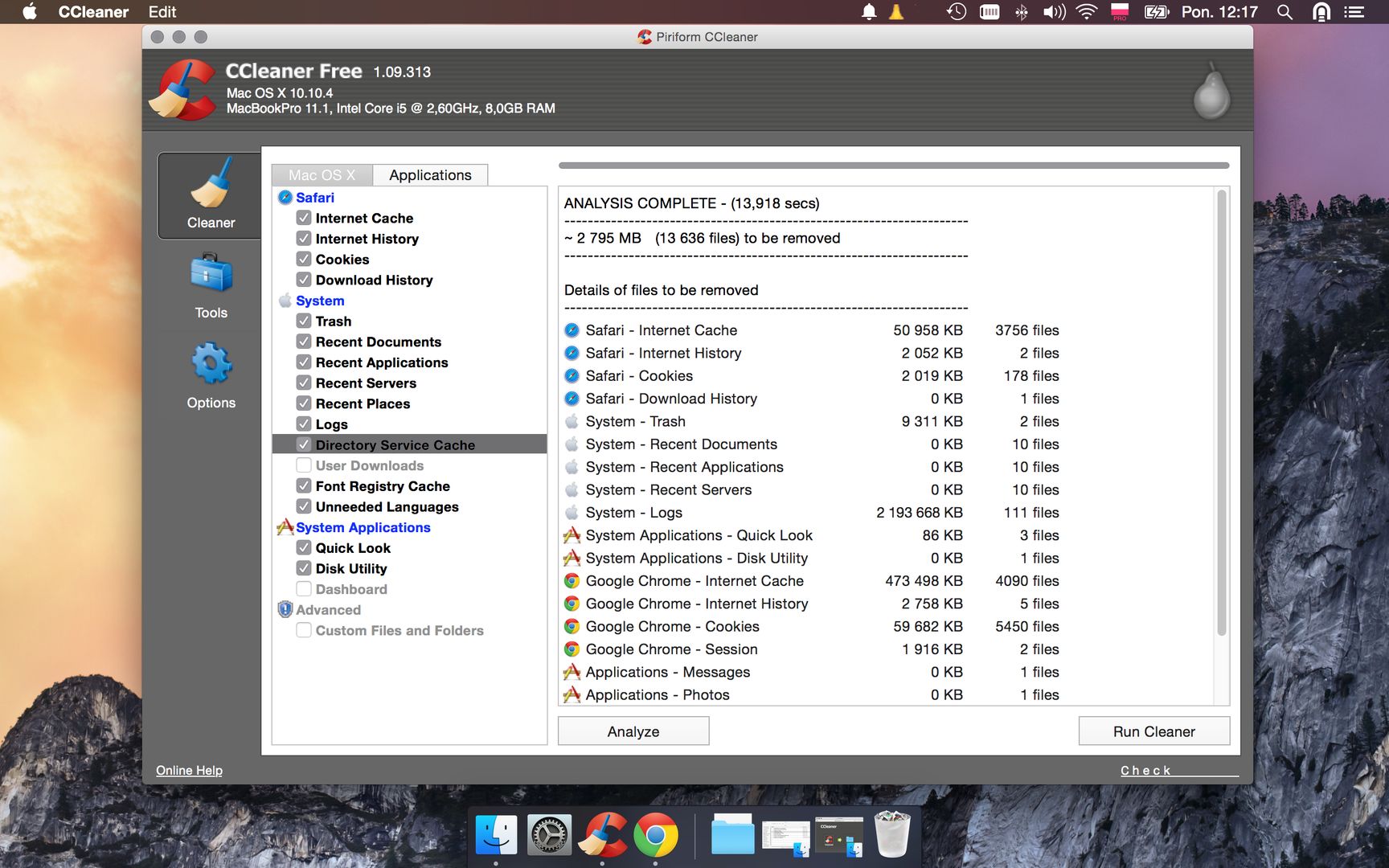 CCleaner Professional 6.14.10584 for mac download