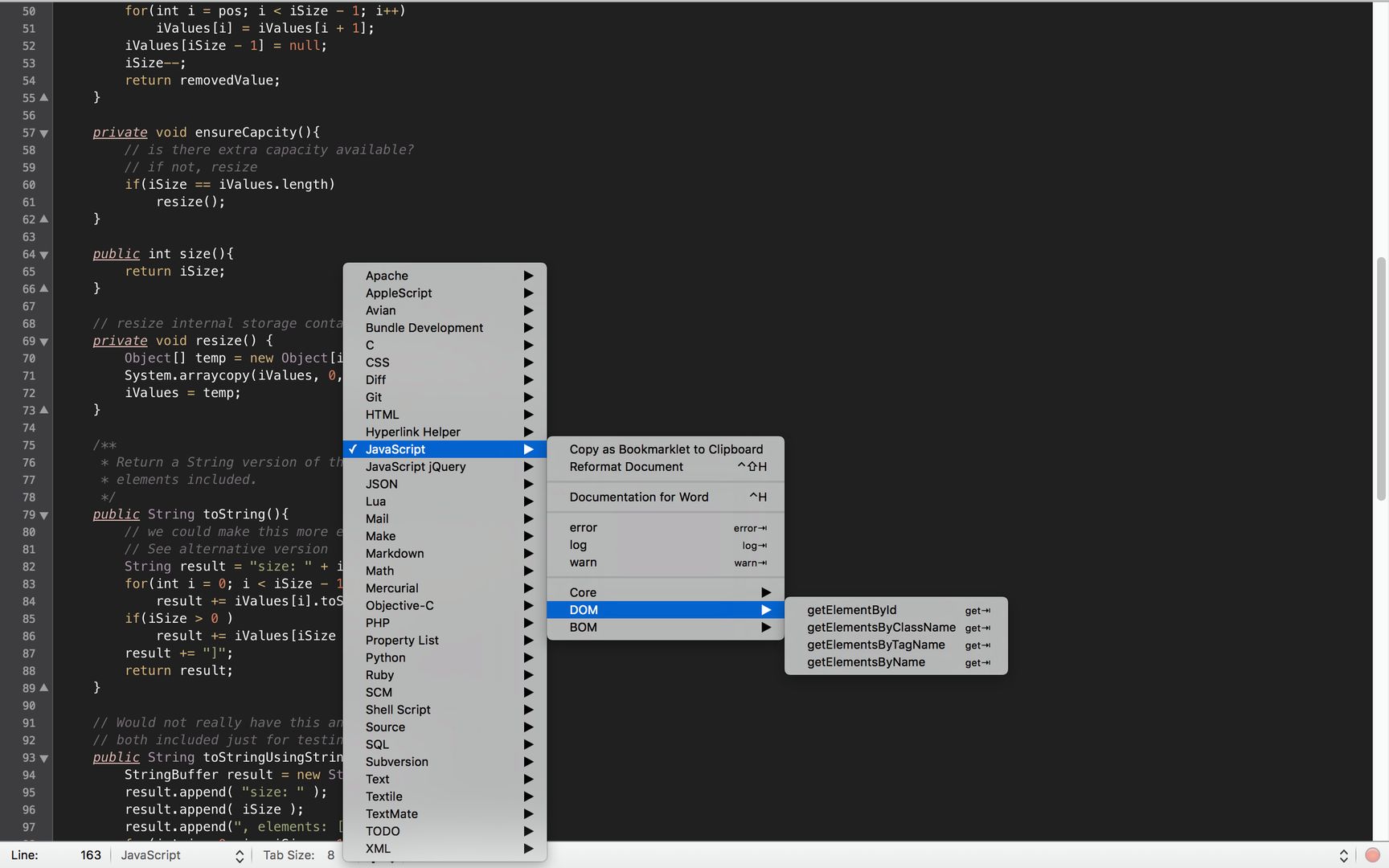 textmate set up two window