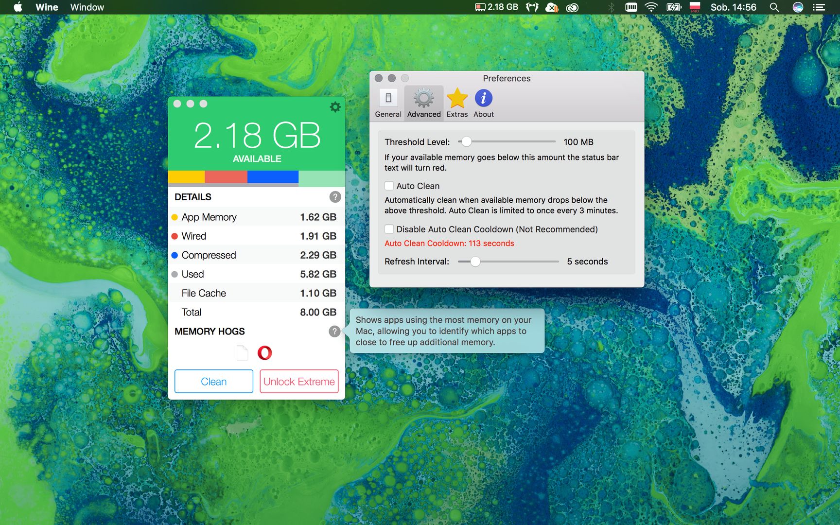 memory clean 2 free download mac