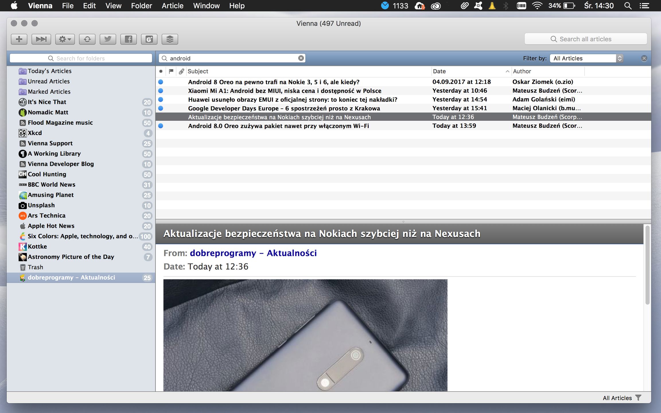 Vienna RSS 3.5.10 (macOS) - dobreprogramy
