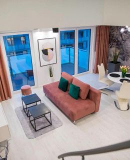 Nowoczesny 2 poziomowy apartament Biskupiec