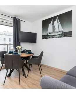 Św. Barbary 11 Gdańsk | Jasny Apartament | Balkon